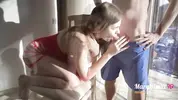 минет на стуле