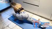 сексуальная йога от русской блондинки