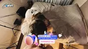 соседка делает слюнявый минет