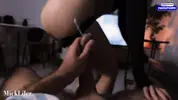 получает полный рот кончи