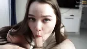 Бонни Блейз сосет от первого лица