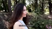 неожиданная встреча с красоткой в лесу