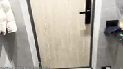 блондинка приехала на подработку убирать квартиру