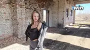 блогерша устроила съемку на заброшке