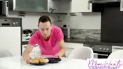 пасынок ухаживает за именинницей мачехой