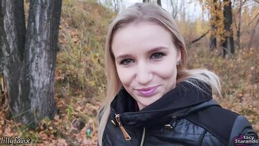 в пуховике: Чтобы родители не видели, трахаю сестру в осеннем лесу